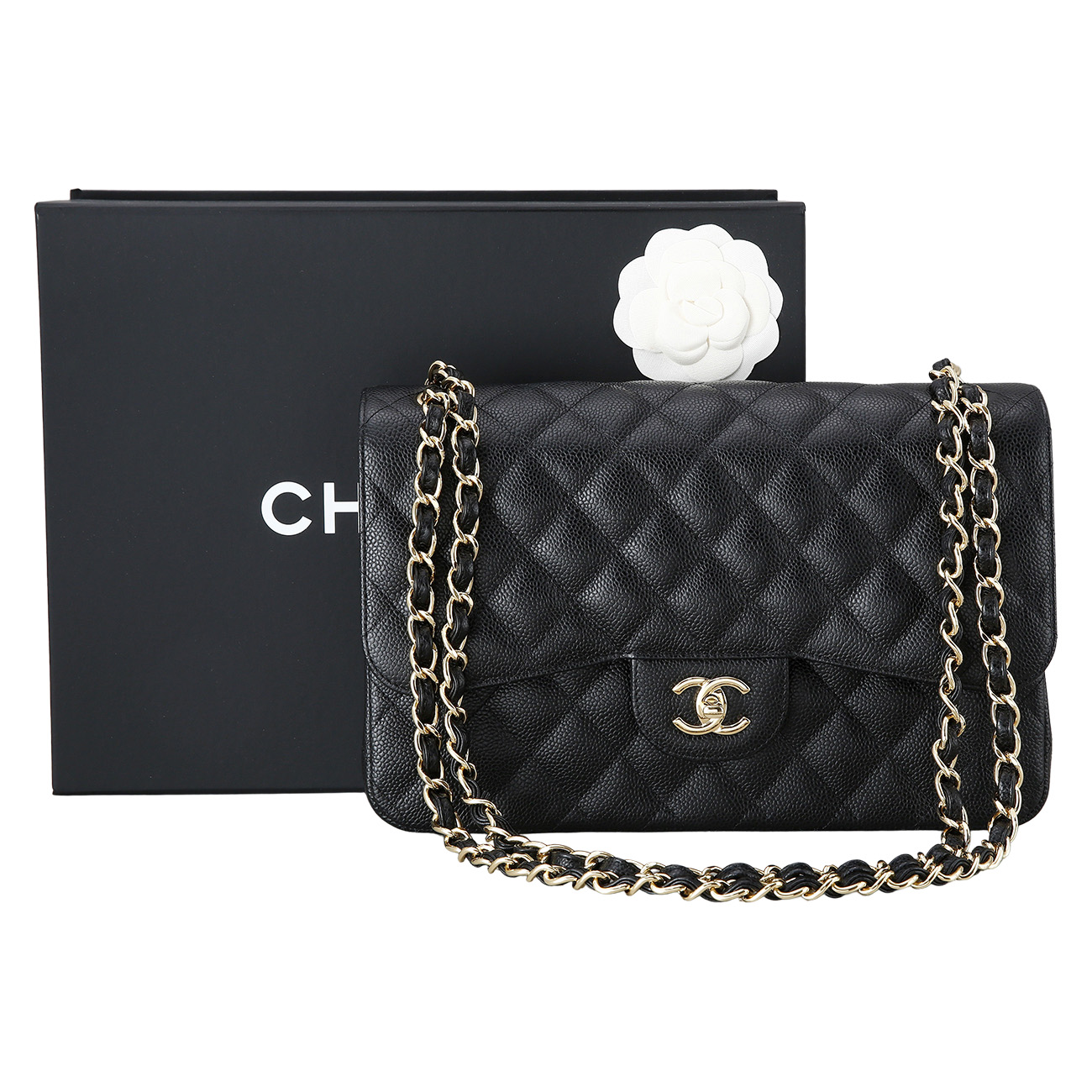CHANEL(USED)샤넬 캐비어 클래식 라지 플랩백