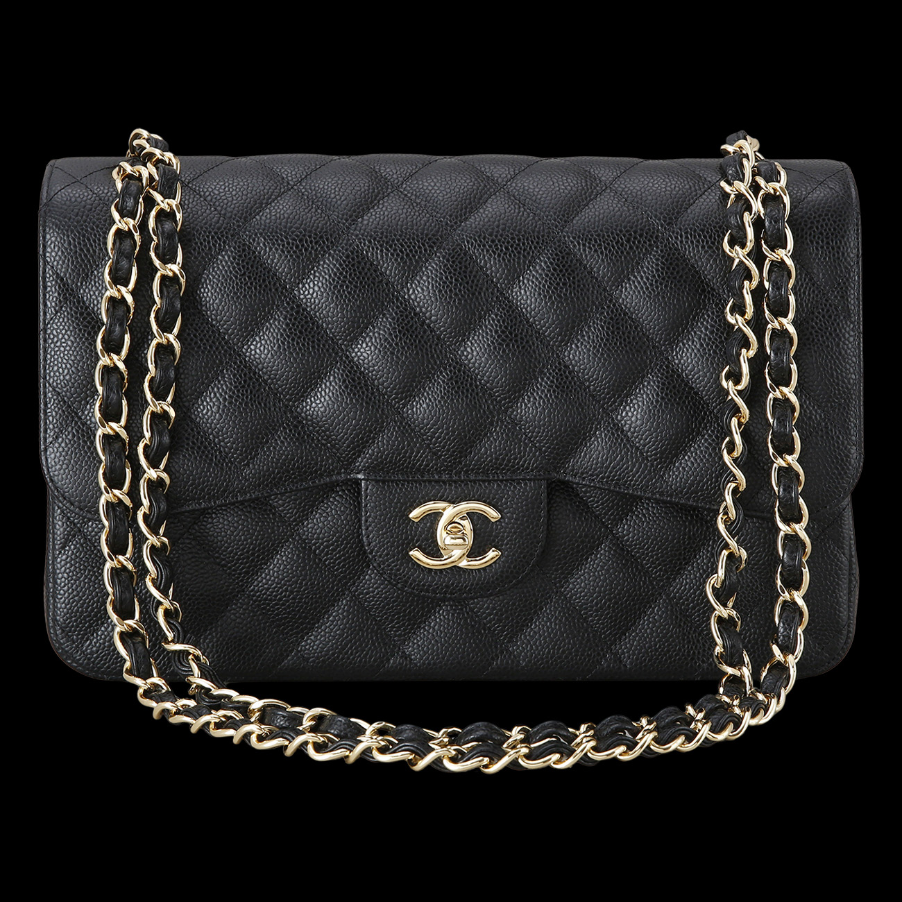 CHANEL(USED)샤넬 캐비어 클래식 라지 플랩백