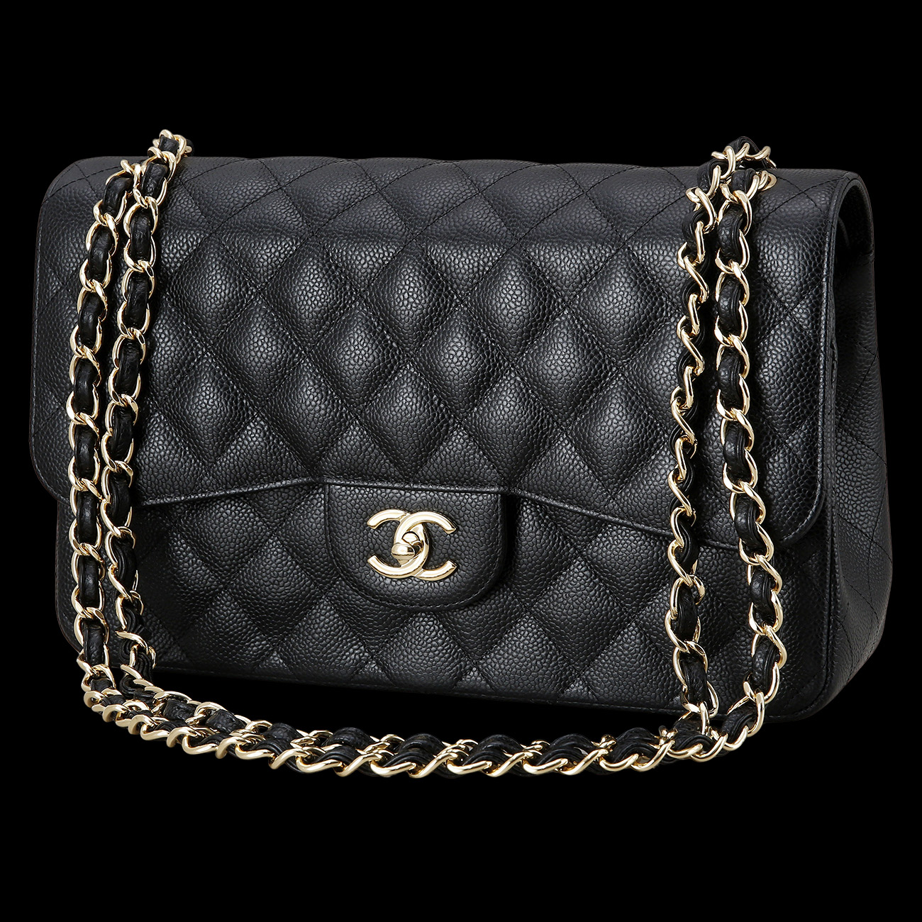 CHANEL(USED)샤넬 캐비어 클래식 라지 플랩백
