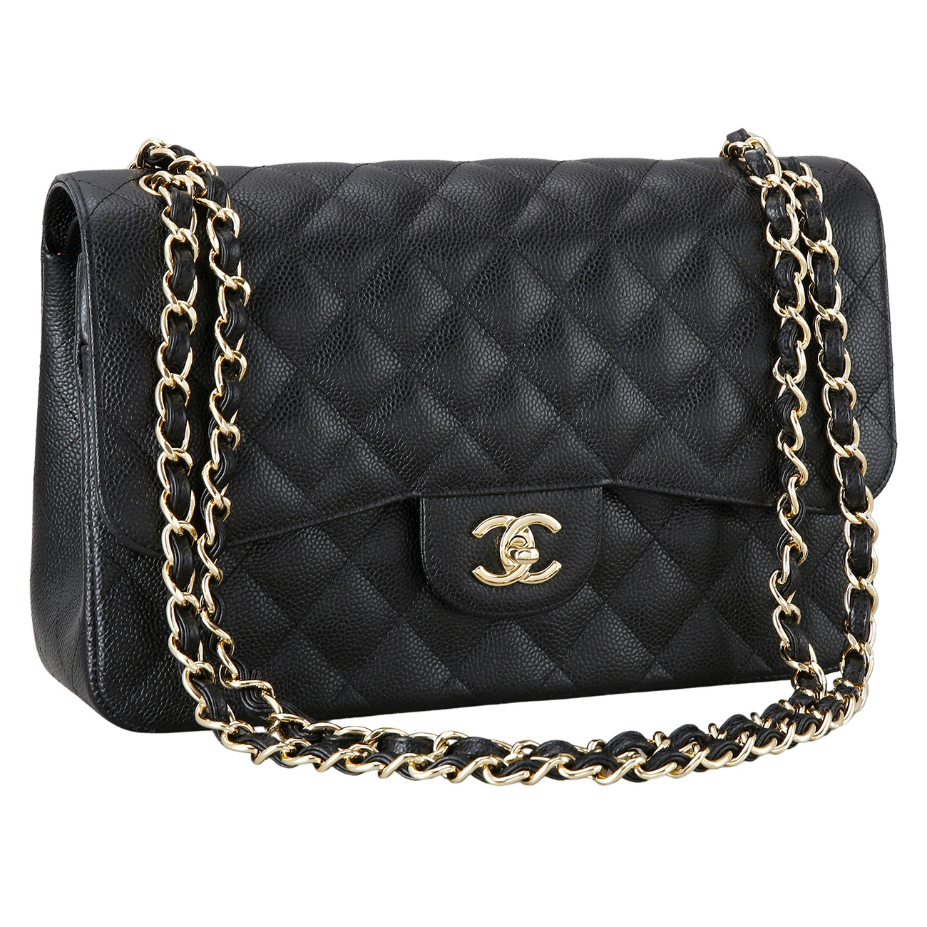 CHANEL(USED)샤넬 캐비어 클래식 라지 플랩백