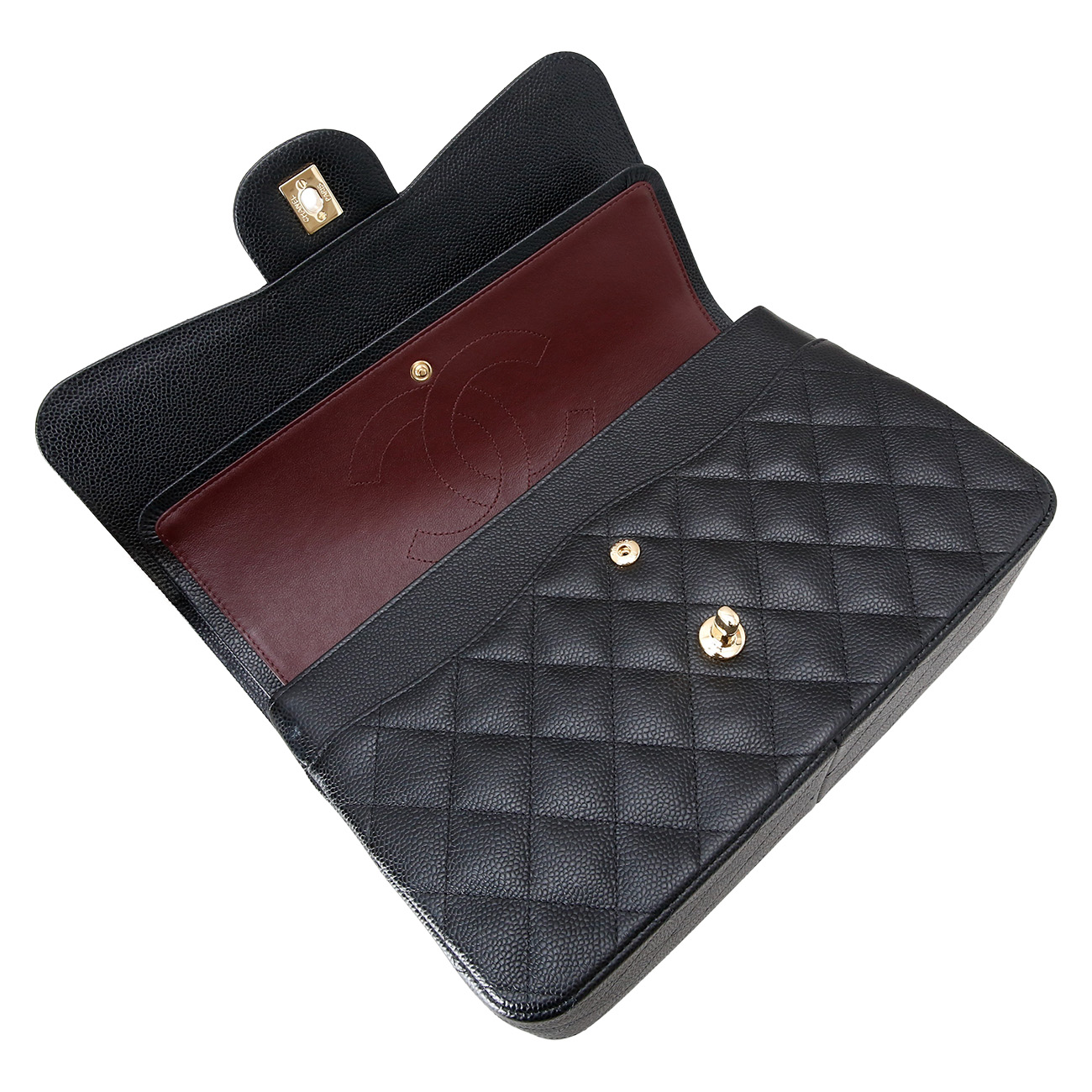 CHANEL(USED)샤넬 캐비어 클래식 라지 플랩백