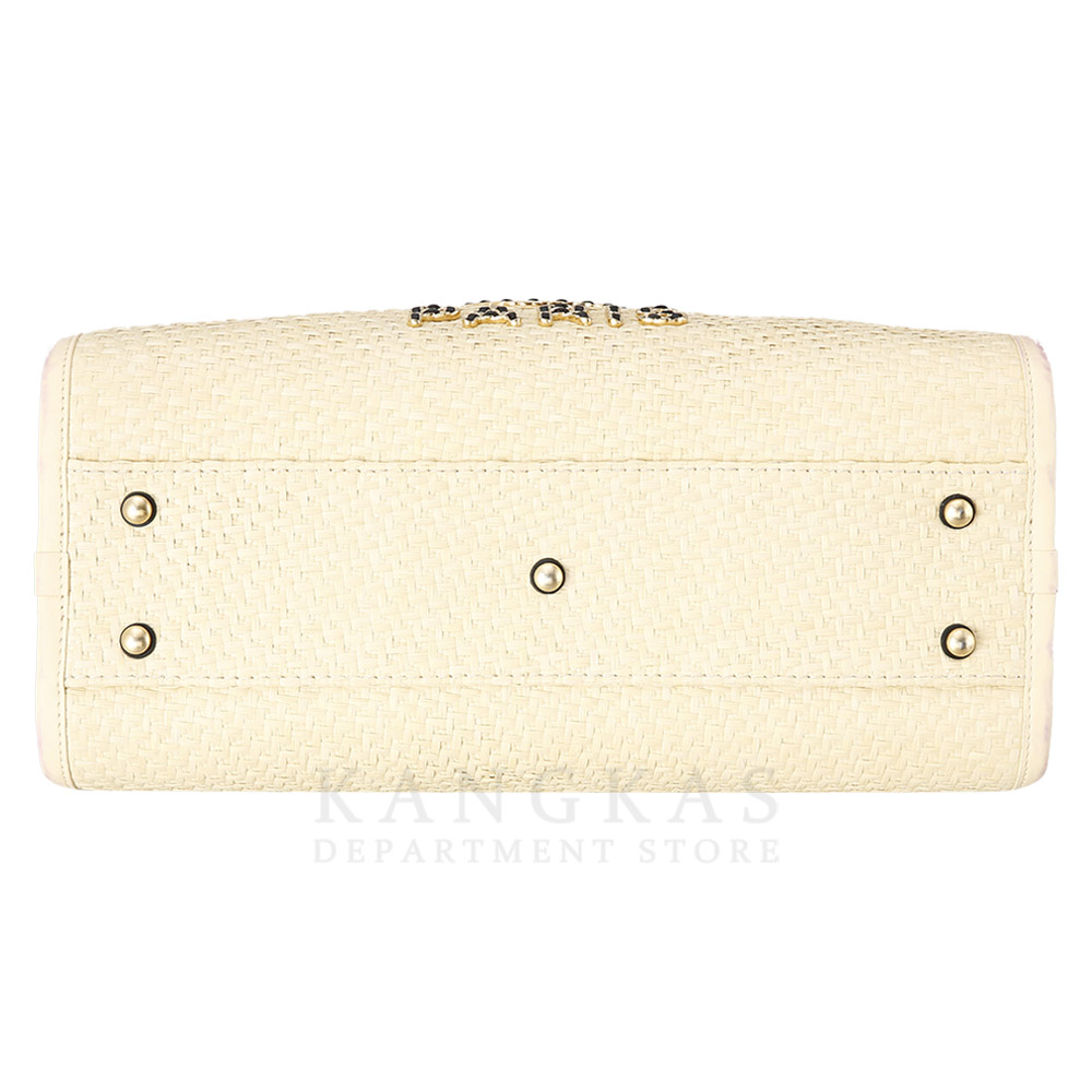 CHANEL(USED)샤넬 라피아 도빌백 미듐