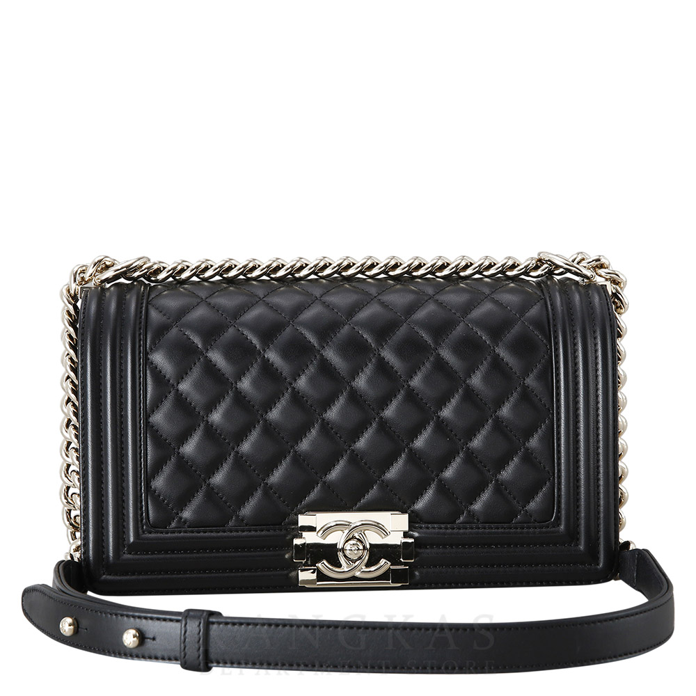 CHANEL(USED)샤넬 보이샤넬 램스킨 미듐