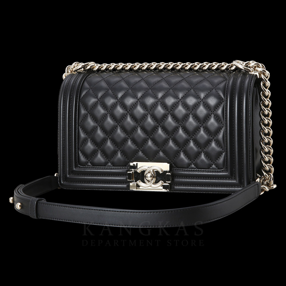 CHANEL(USED)샤넬 보이샤넬 램스킨 미듐
