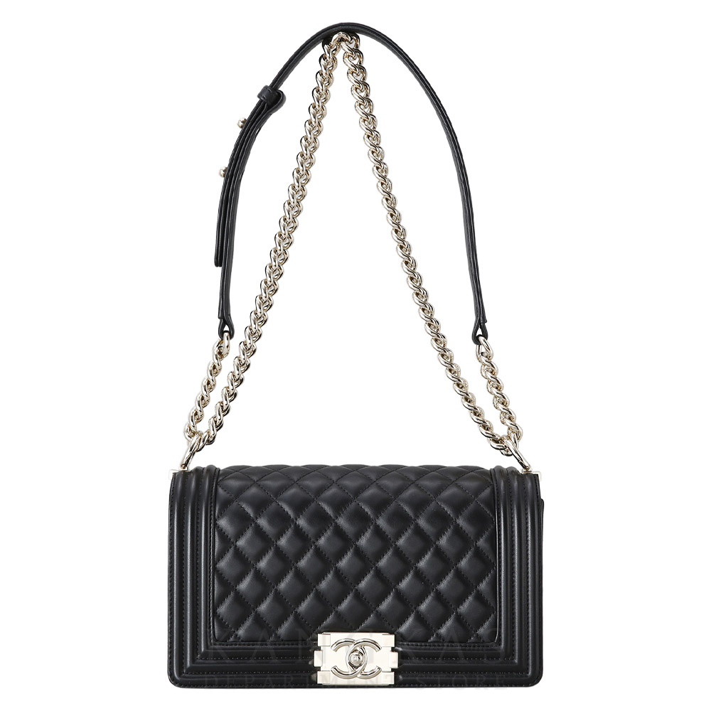 CHANEL(USED)샤넬 보이샤넬 램스킨 미듐