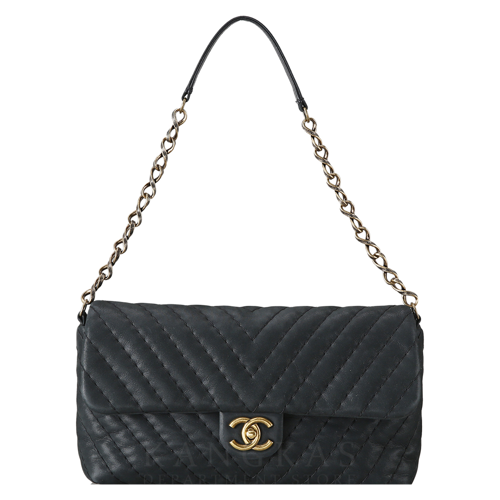 CHANEL(USED)샤넬 시즌 쉐브론 플랩 체인 백
