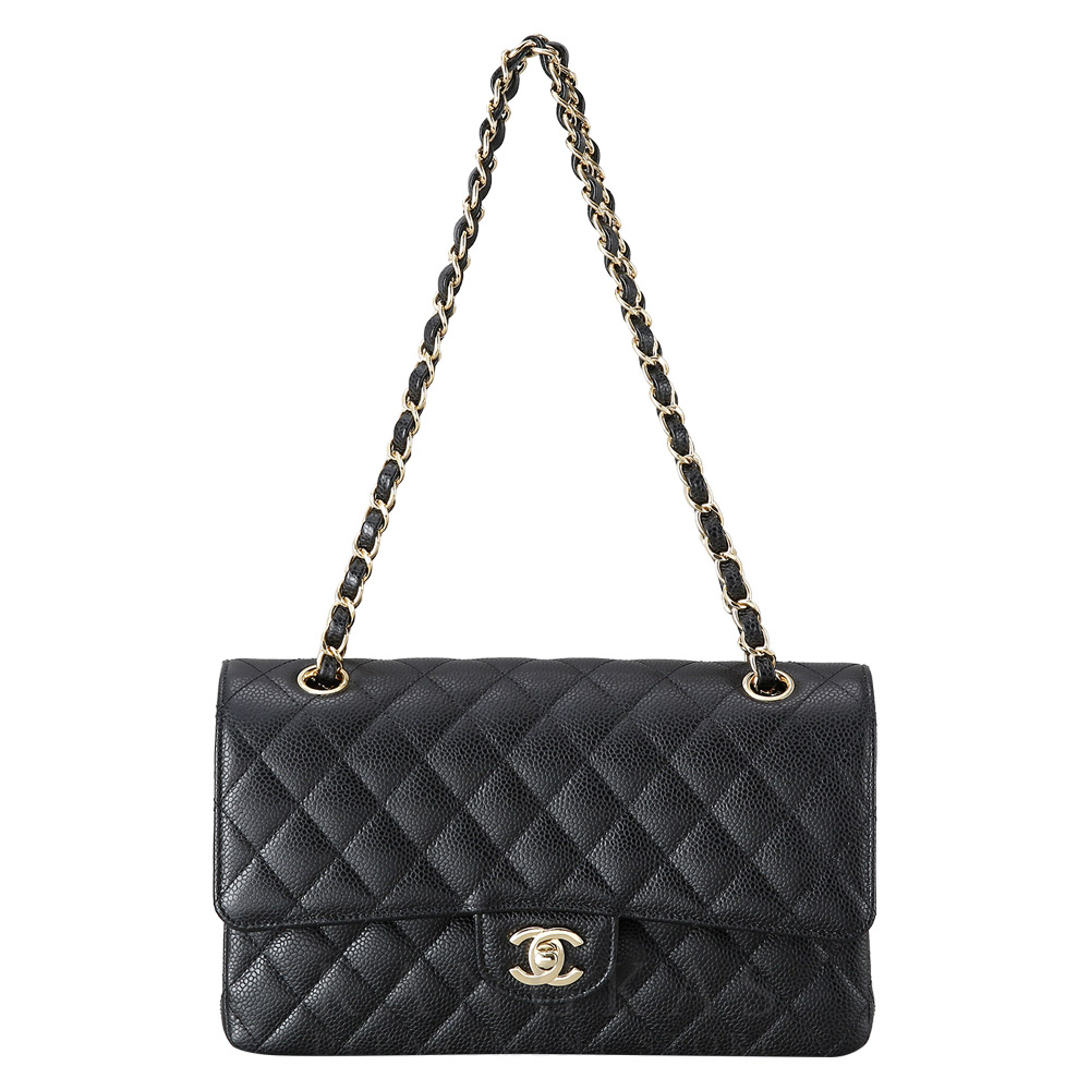 CHANEL(USED)샤넬 클래식 캐비어 미듐