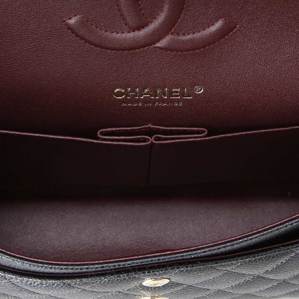 CHANEL(USED)샤넬 클래식 캐비어 미듐