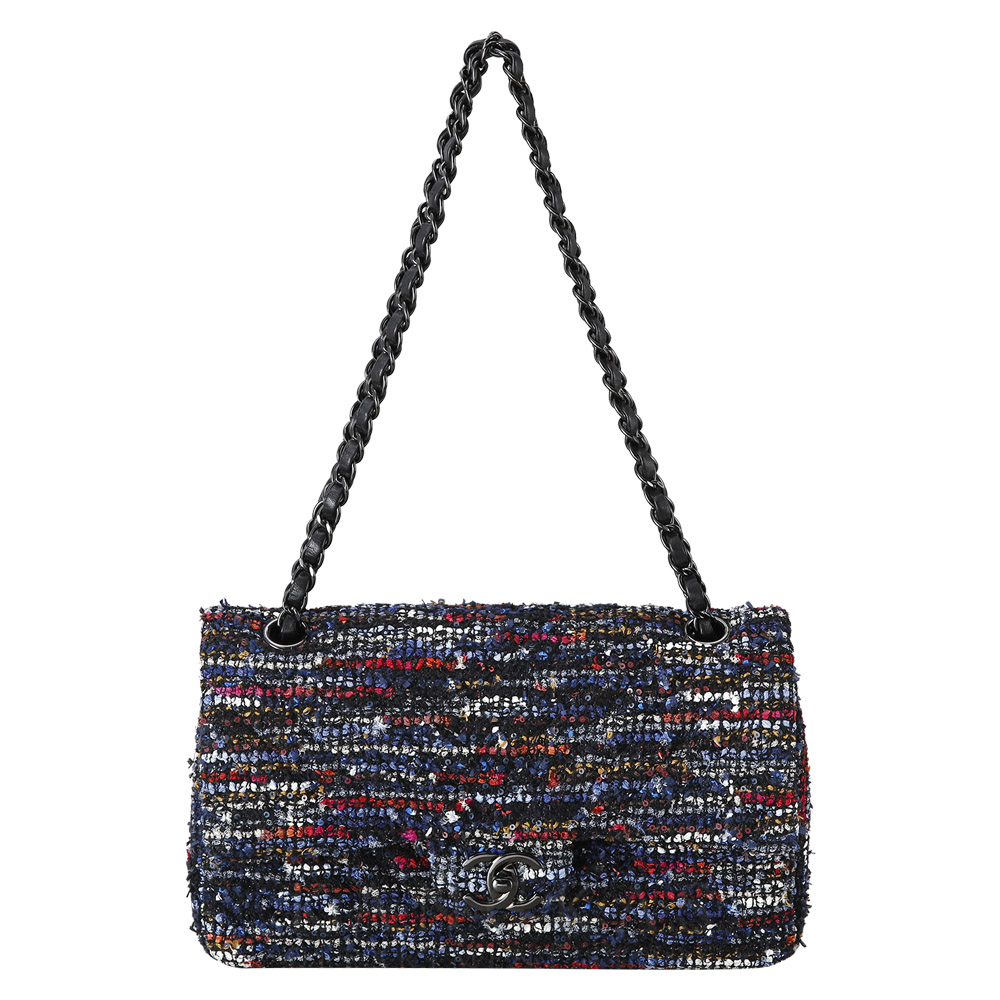 CHANEL(USED)샤넬 클래식 트위드 미듐