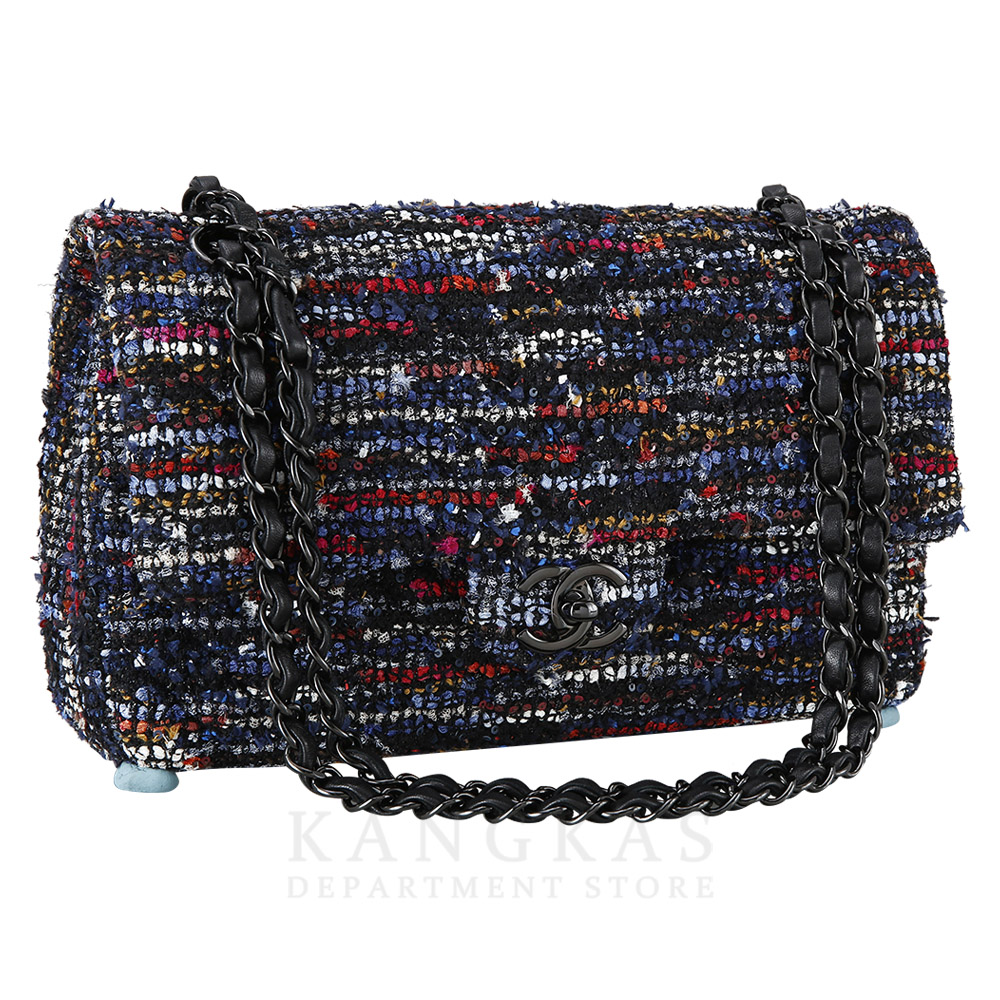 CHANEL(USED)샤넬 클래식 트위드 미듐