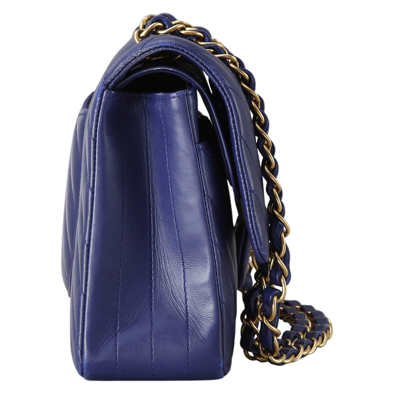 CHANEL(USED)샤넬 클래식 쉐브론 램스킨 미듐