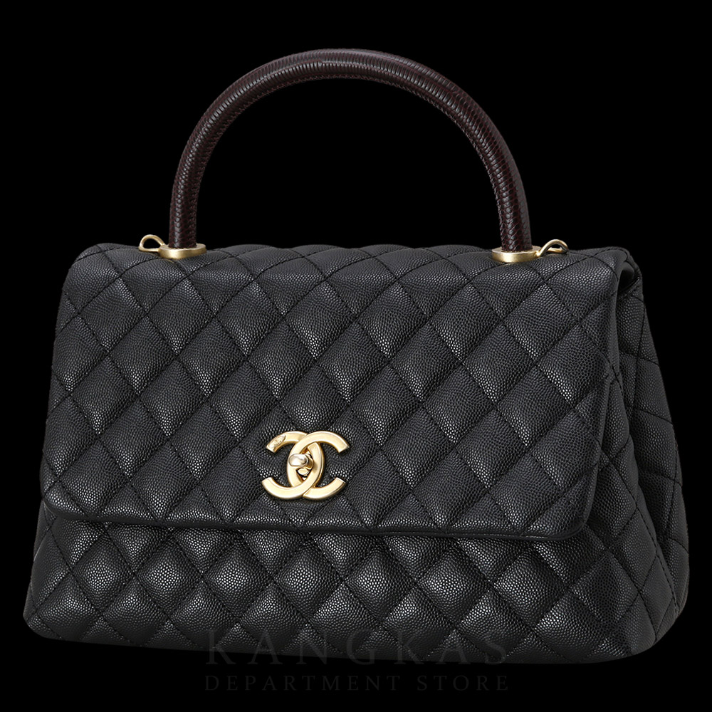 CHANEL(USED)샤넬 리자드 코코핸들