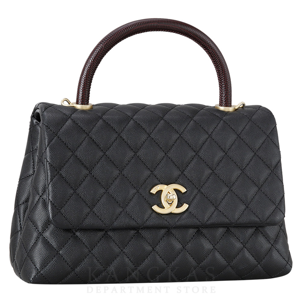 CHANEL(USED)샤넬 리자드 코코핸들