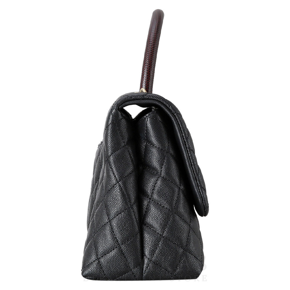 CHANEL(USED)샤넬 리자드 코코핸들