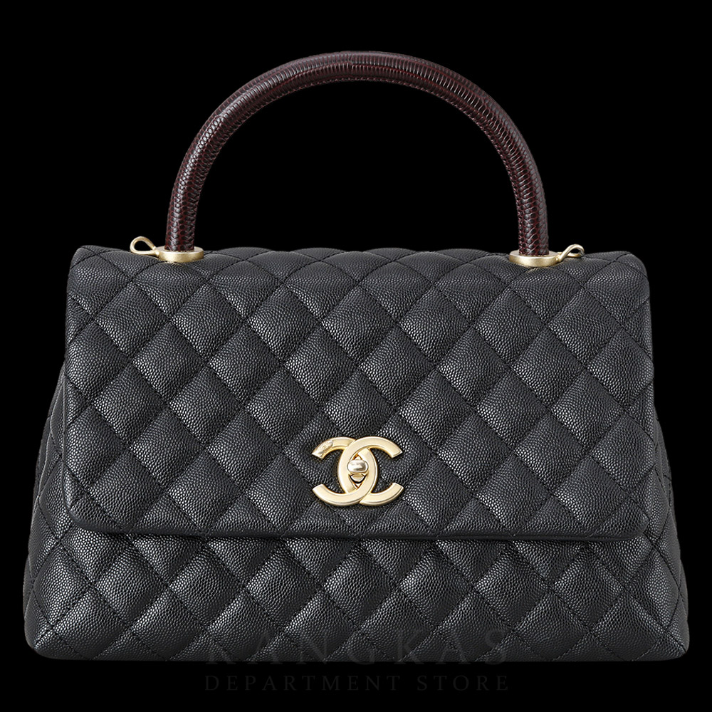 CHANEL(USED)샤넬 리자드 코코핸들
