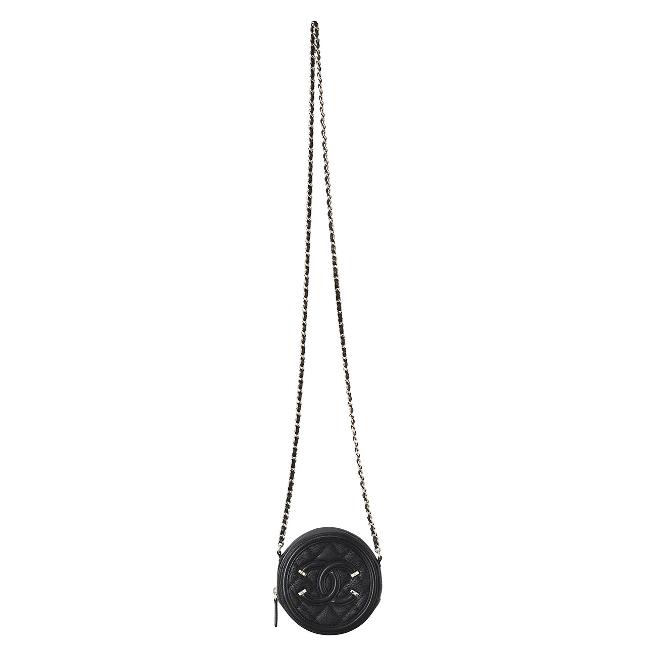 CHANEL(USED)샤넬 시즌 캐비어 라운드백