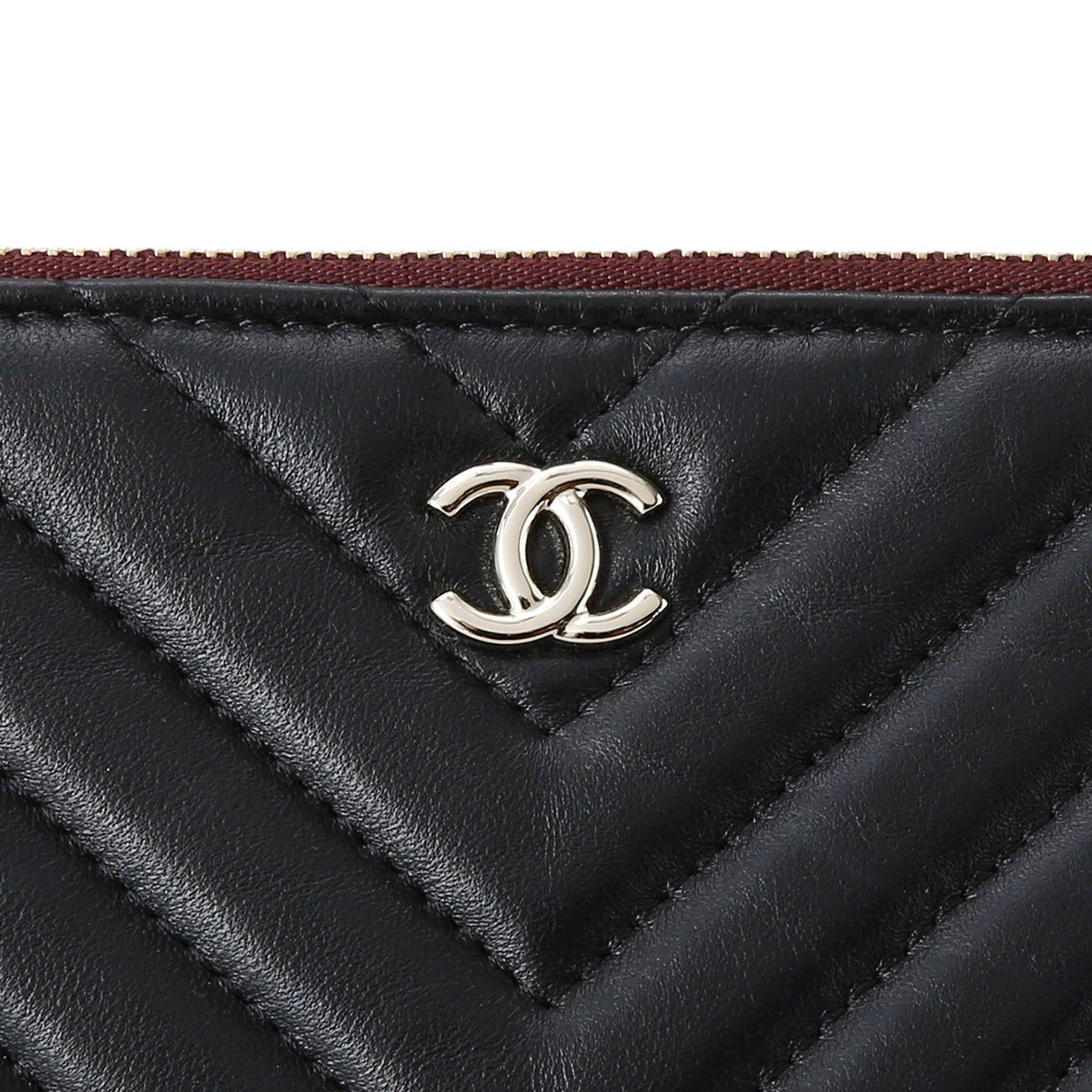 CHANEL(USED)샤넬 쉐브론 클러치 라지