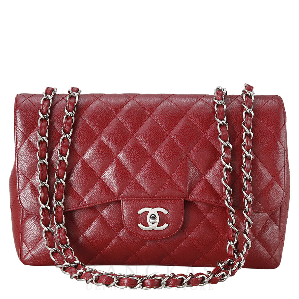 CHANEL(USED)샤넬 클래식 캐비어 점보 원플랩