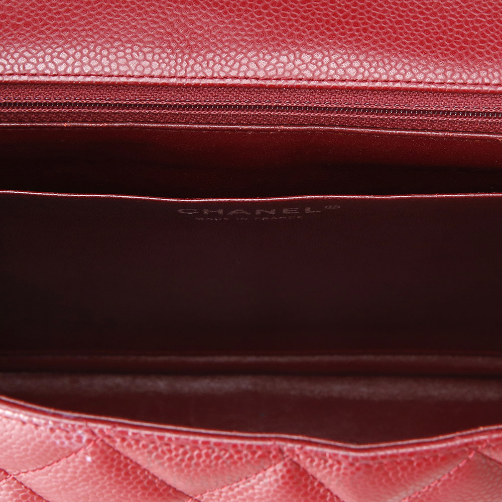 CHANEL(USED)샤넬 클래식 캐비어 점보 원플랩