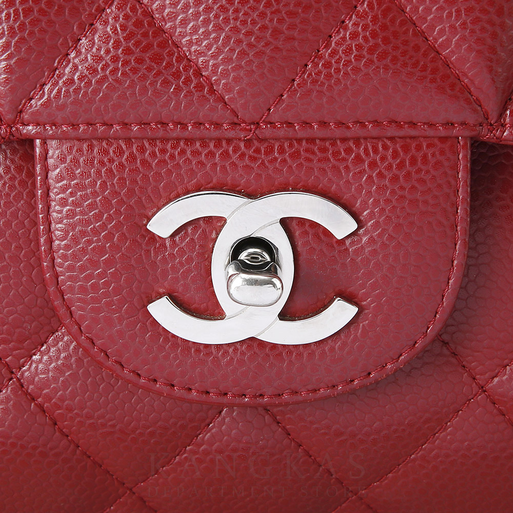 CHANEL(USED)샤넬 클래식 캐비어 점보 원플랩