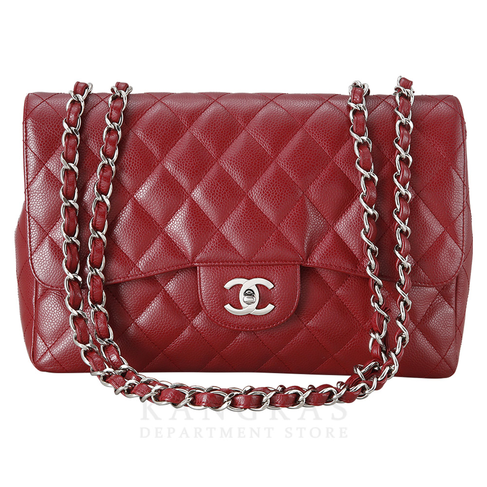 CHANEL(USED)샤넬 클래식 캐비어 점보 원플랩