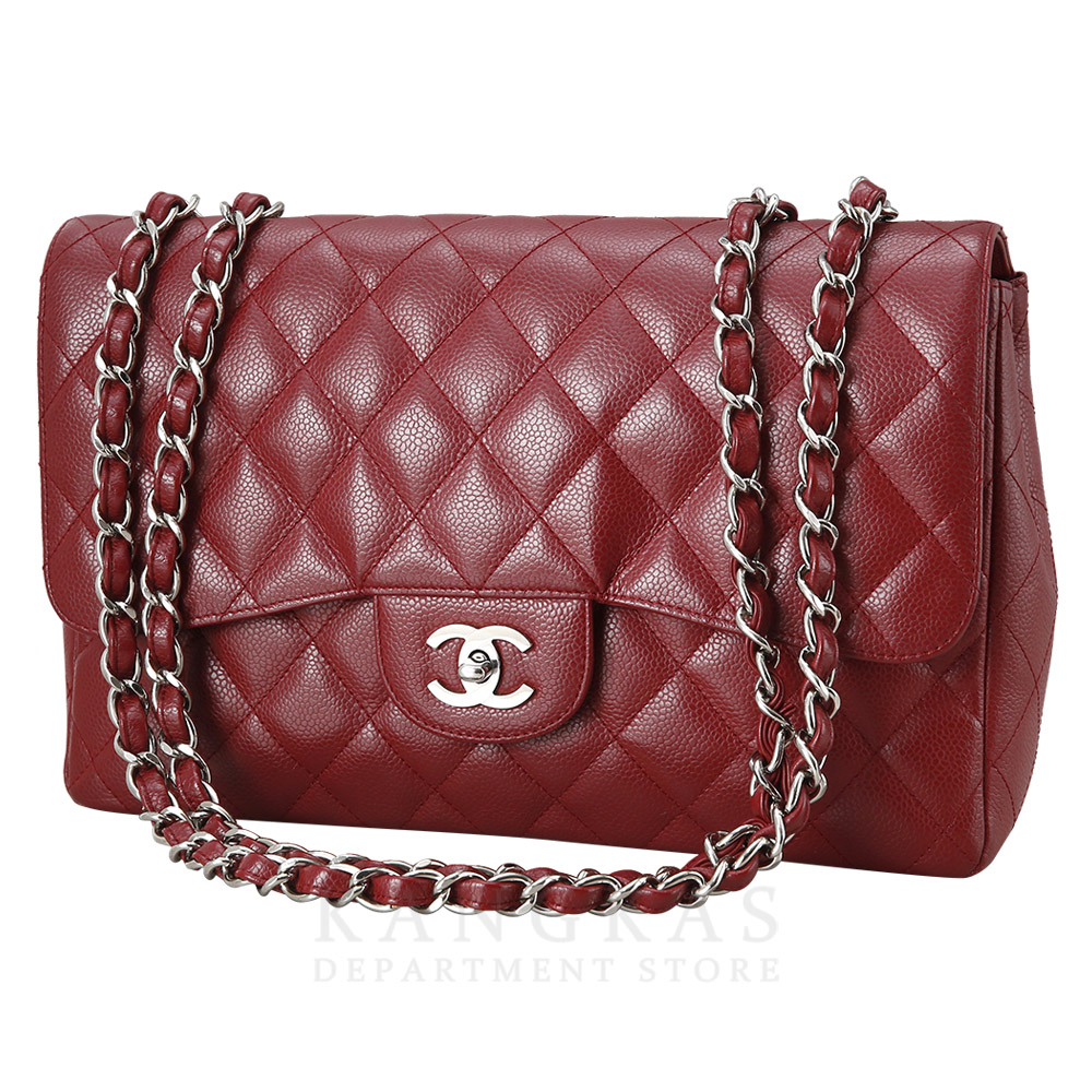 CHANEL(USED)샤넬 클래식 캐비어 점보 원플랩