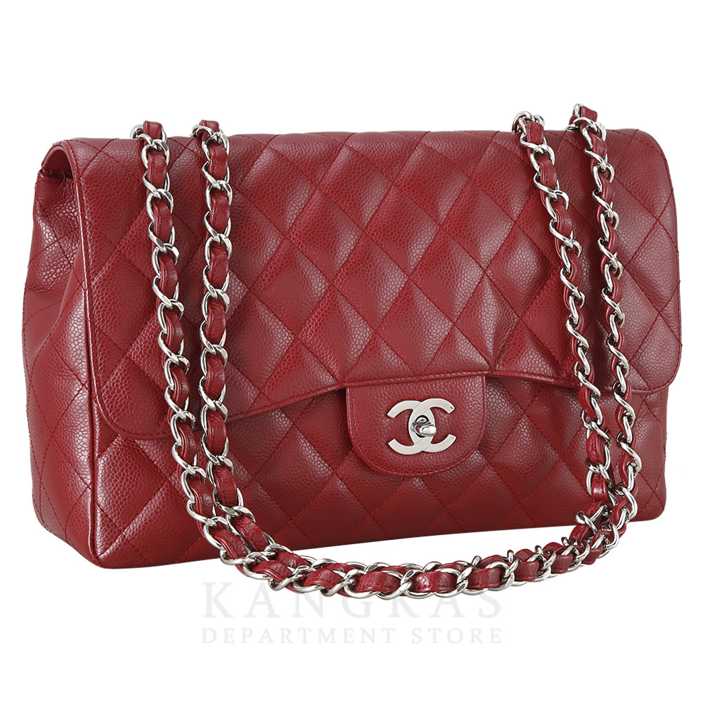 CHANEL(USED)샤넬 클래식 캐비어 점보 원플랩