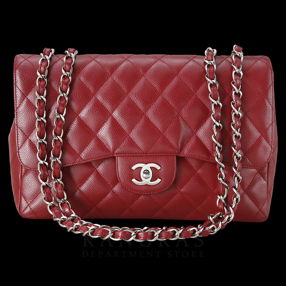 CHANEL(USED)샤넬 클래식 캐비어 점보 원플랩