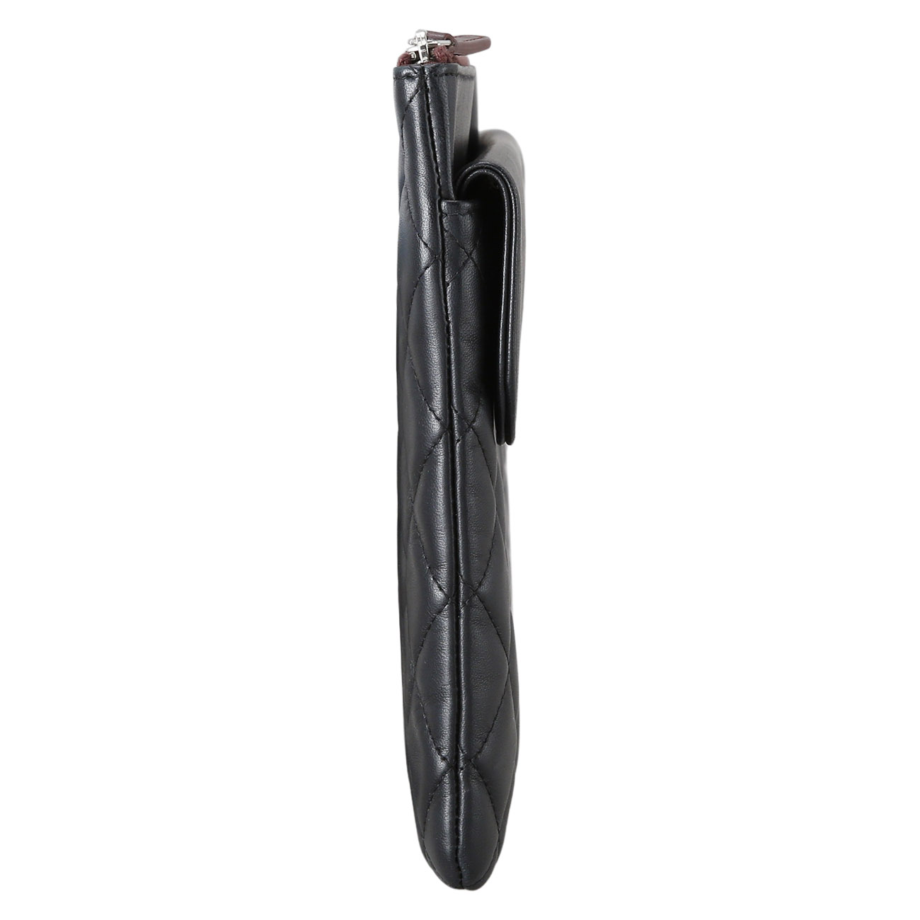 CHANEL(USED)샤넬 램스킨 포켓 플랩 클러치