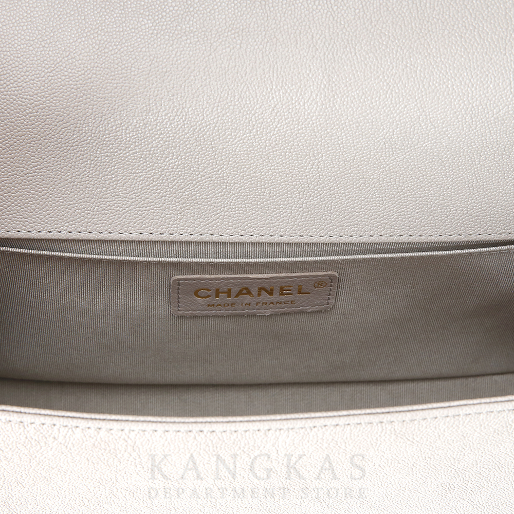 CHANEL(USED)샤넬 캐비어 보이샤넬 미듐