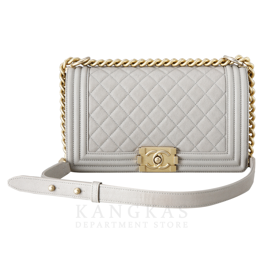 CHANEL(USED)샤넬 캐비어 보이샤넬 미듐