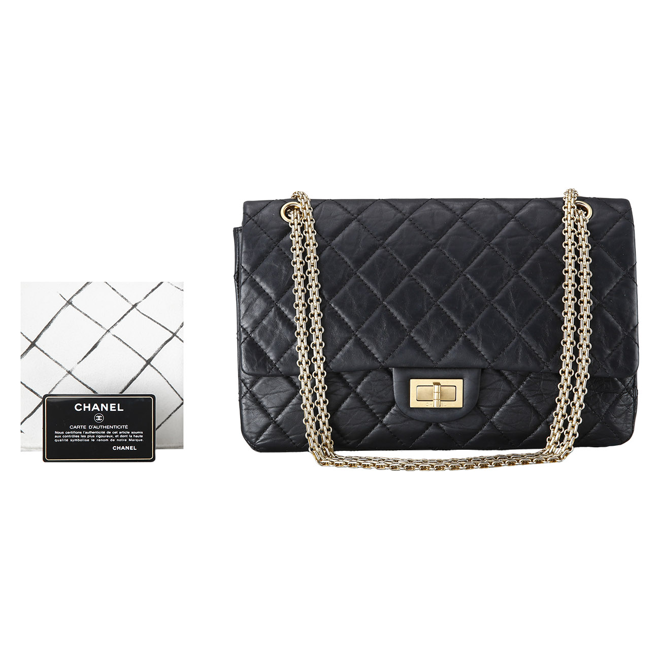 CHANEL(USED)샤넬 2.55 빈티지 라지 플랩백