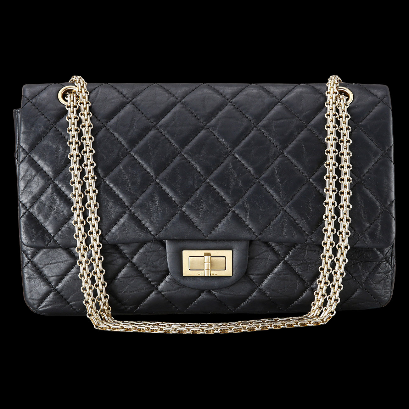 CHANEL(USED)샤넬 2.55 빈티지 라지 플랩백