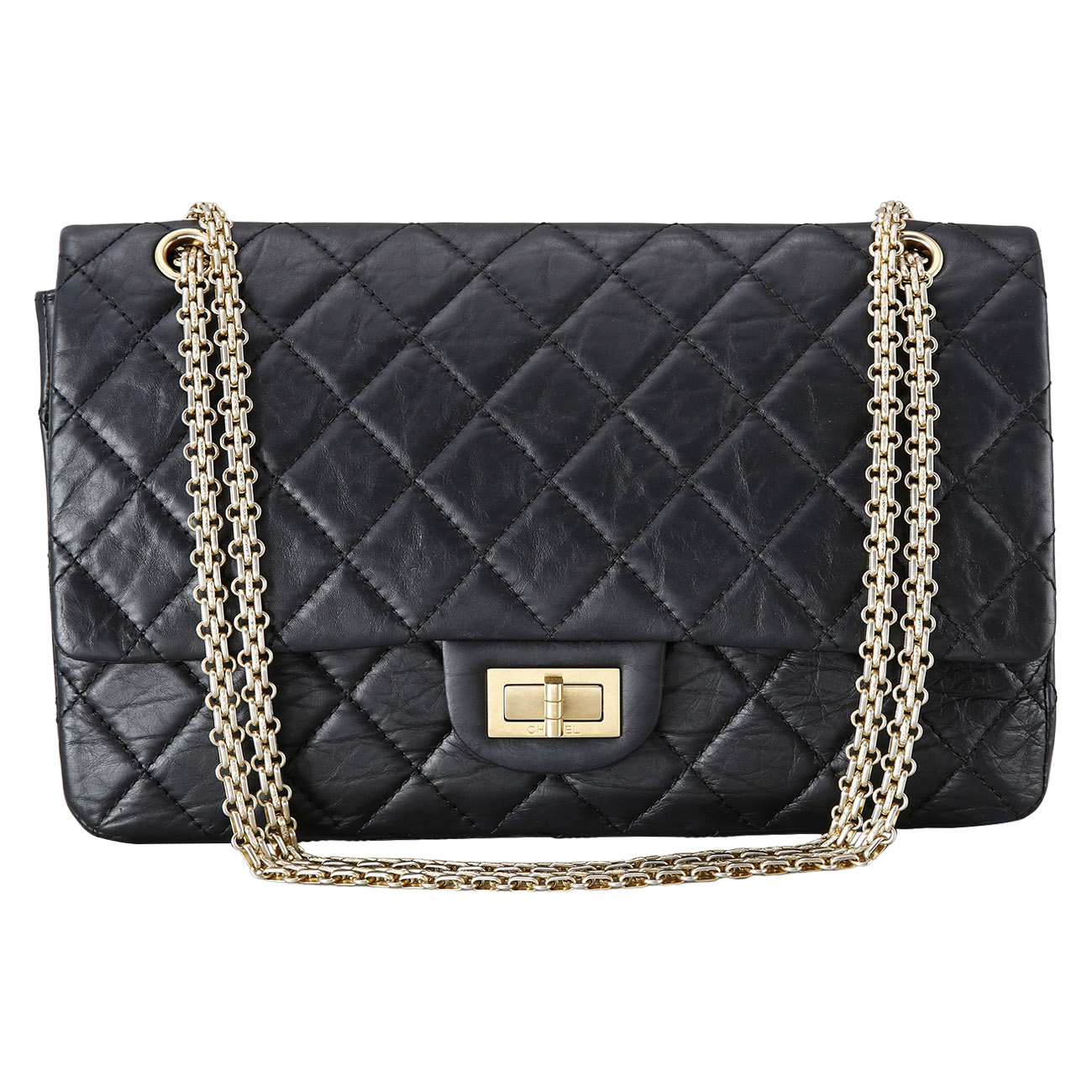 CHANEL(USED)샤넬 2.55 빈티지 라지 플랩백