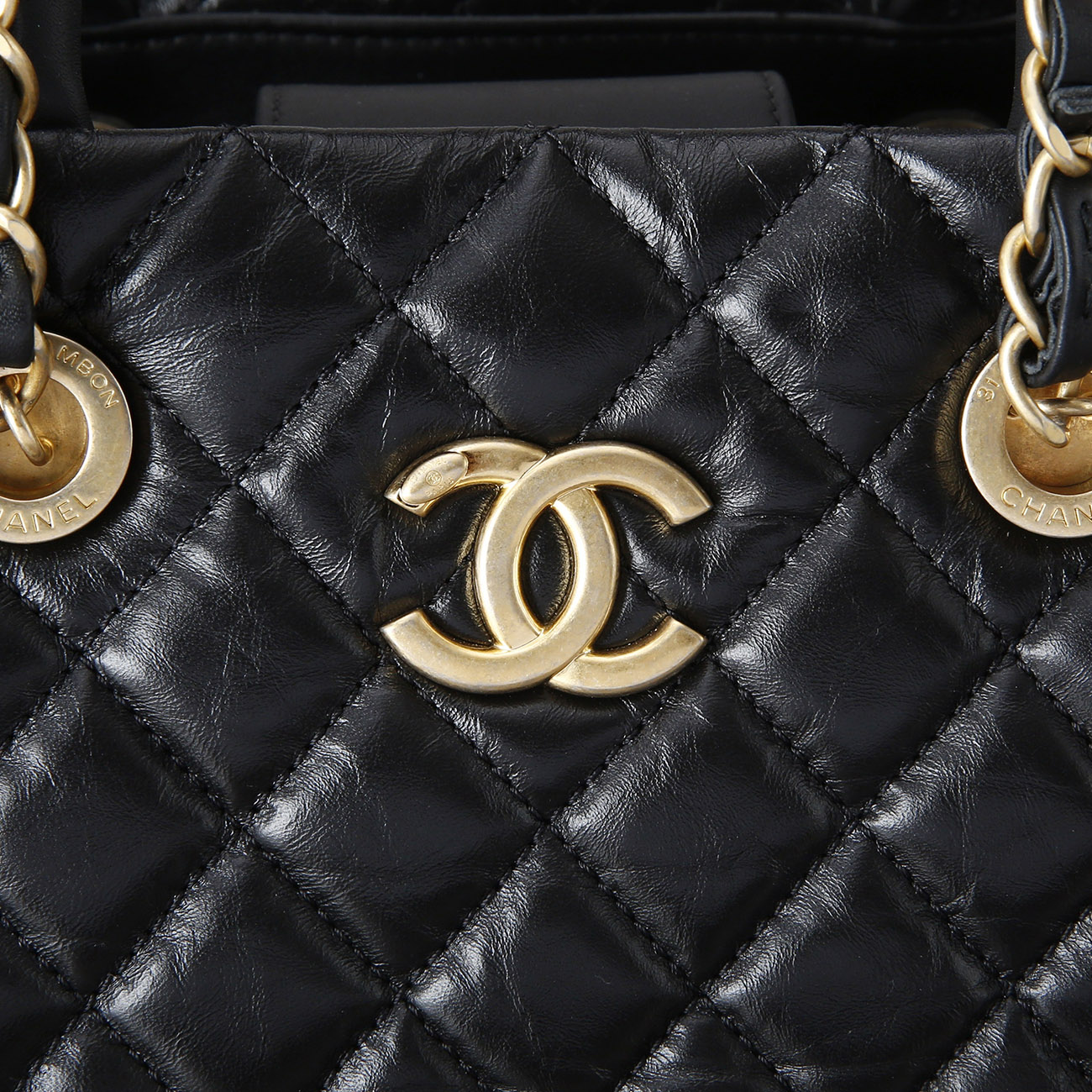 CHANEL(USED)샤넬 시즌 탑 핸들 체인 쇼퍼백