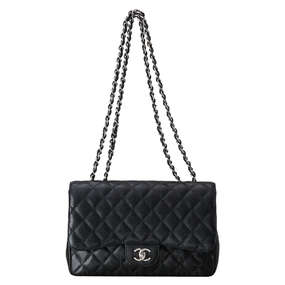 CHANEL(USED)샤넬 캐비어 클래식 라지 원플랩백
