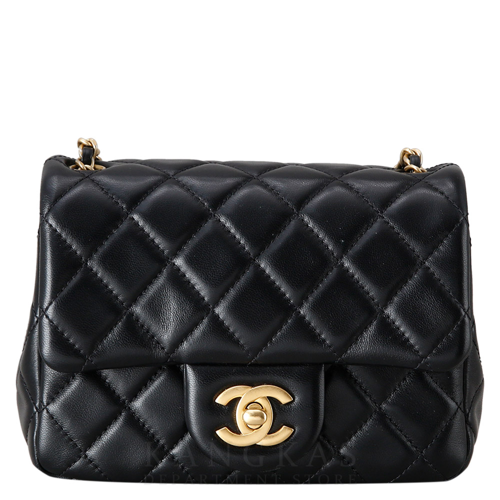 CHANEL(USED)샤넬 램스킨 클래식 쁘띠삭 골든볼