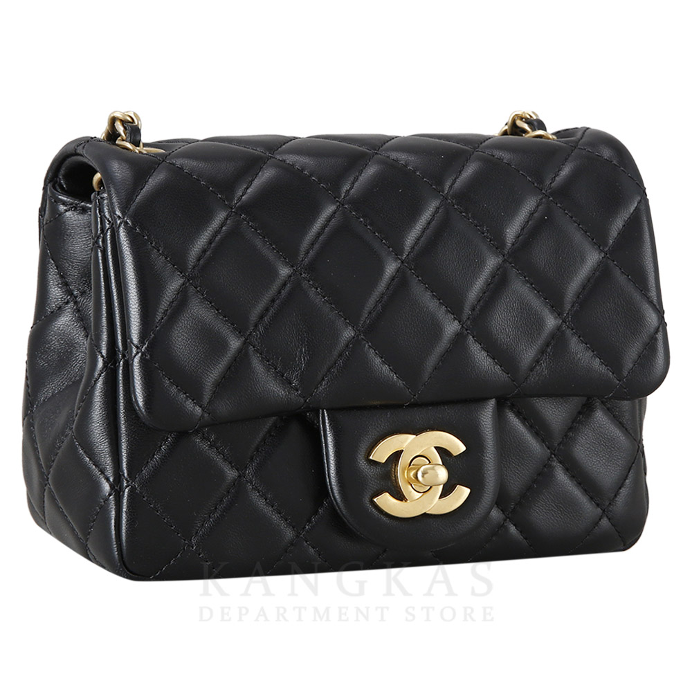 CHANEL(USED)샤넬 램스킨 클래식 쁘띠삭 골든볼
