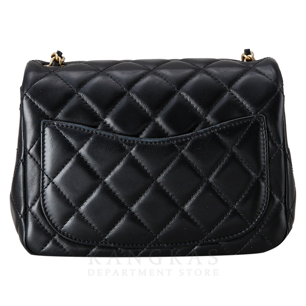 CHANEL(USED)샤넬 램스킨 클래식 쁘띠삭 골든볼