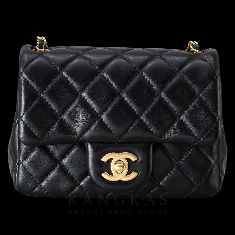 CHANEL(USED)샤넬 램스킨 클래식 쁘띠삭 골든볼