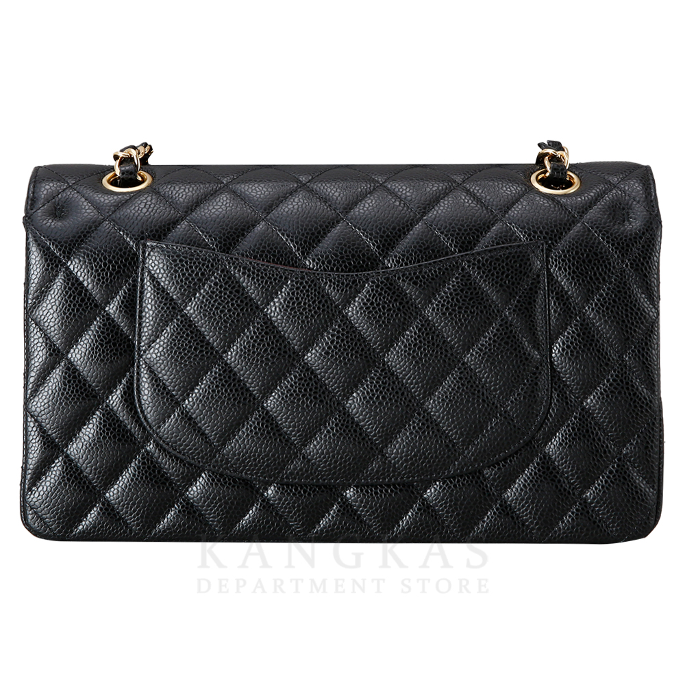 CHANEL(USED)샤넬 캐비어 클래식 미듐 플랩백 금장