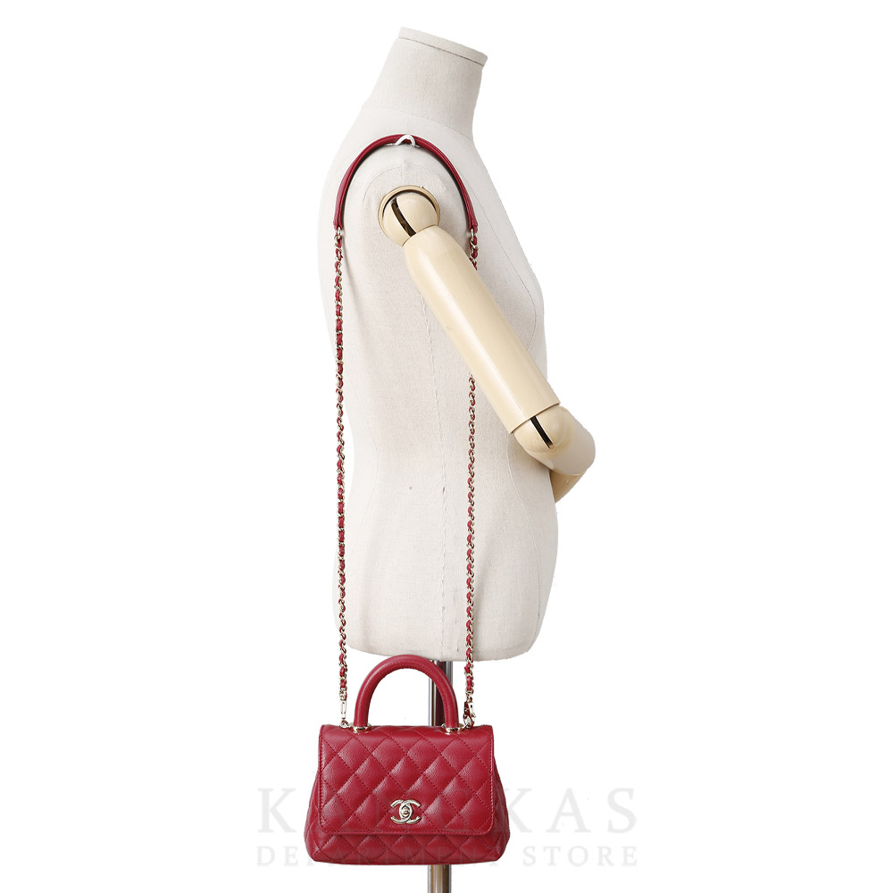 CHANEL(USED)샤넬 캐비어 코코핸들 미니