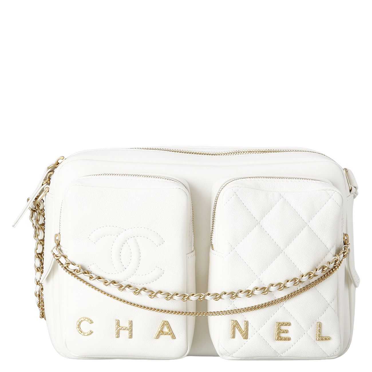 CHANEL(USED)샤넬 시즌 투웨이 메신저 백