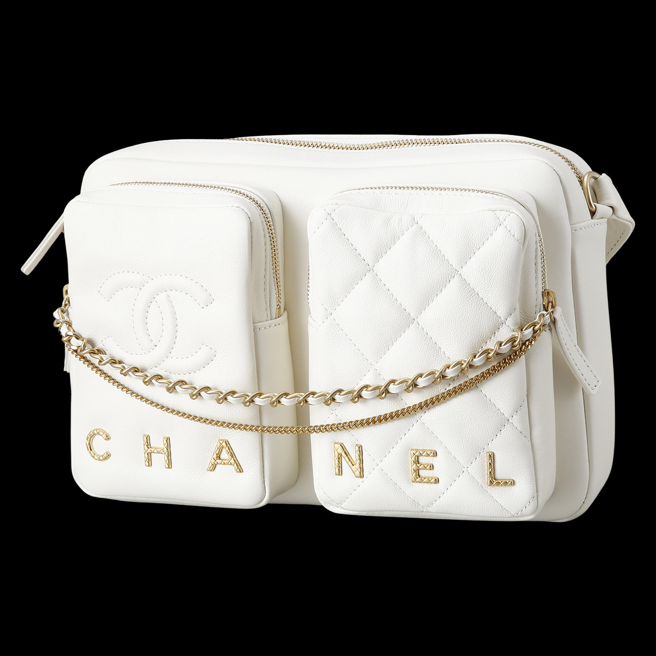 CHANEL(USED)샤넬 시즌 투웨이 메신저 백