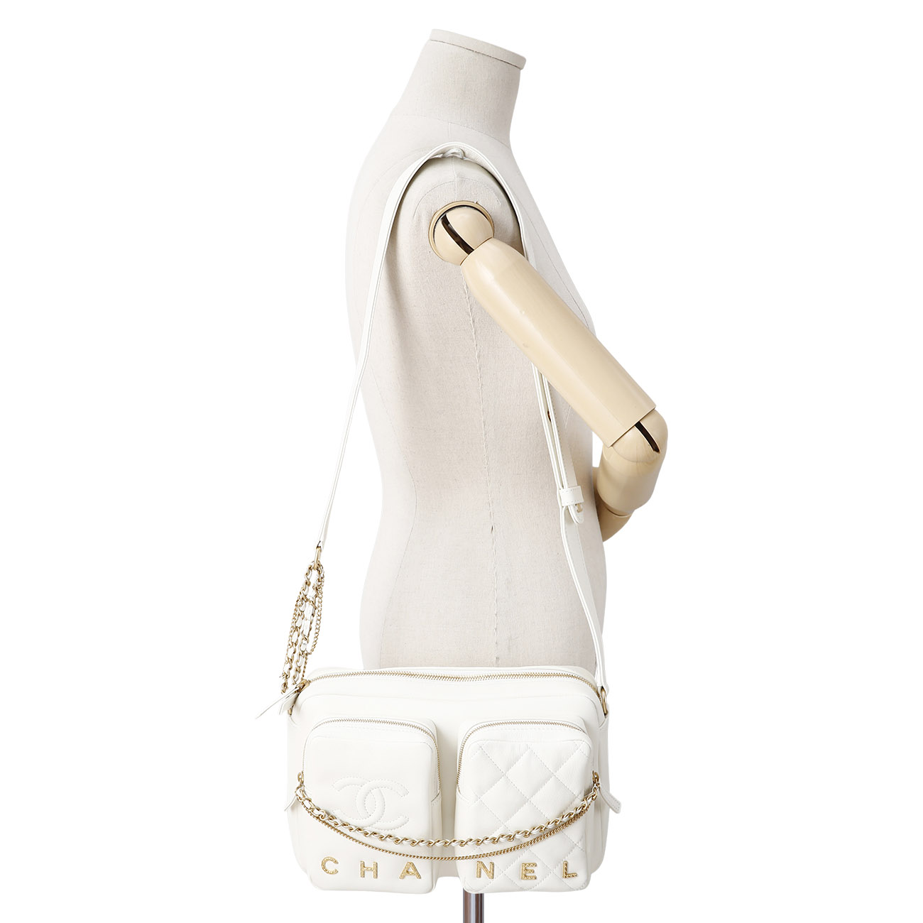 CHANEL(USED)샤넬 시즌 투웨이 메신저 백
