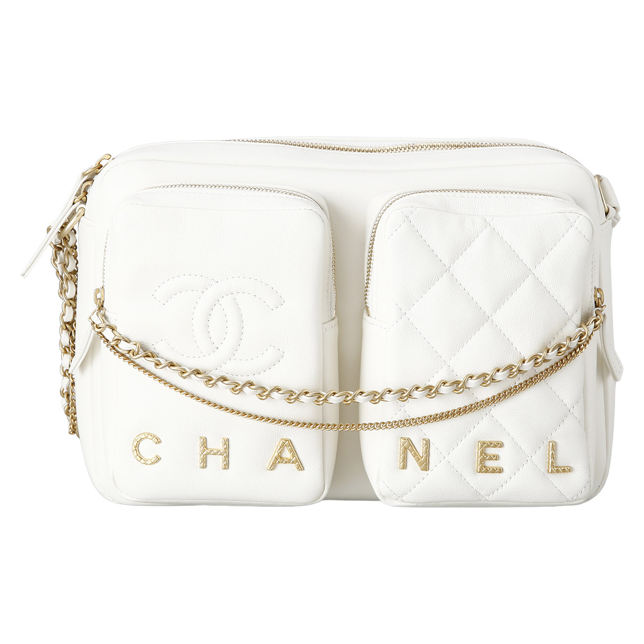 CHANEL(USED)샤넬 시즌 투웨이 메신저 백