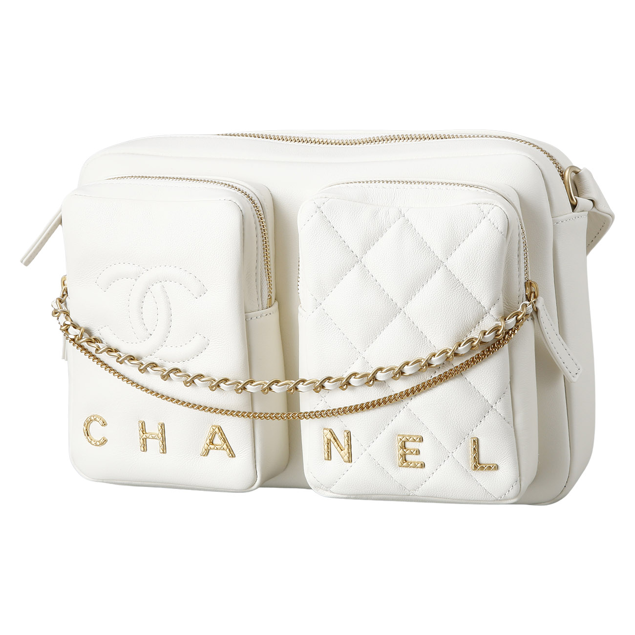 CHANEL(USED)샤넬 시즌 투웨이 메신저 백