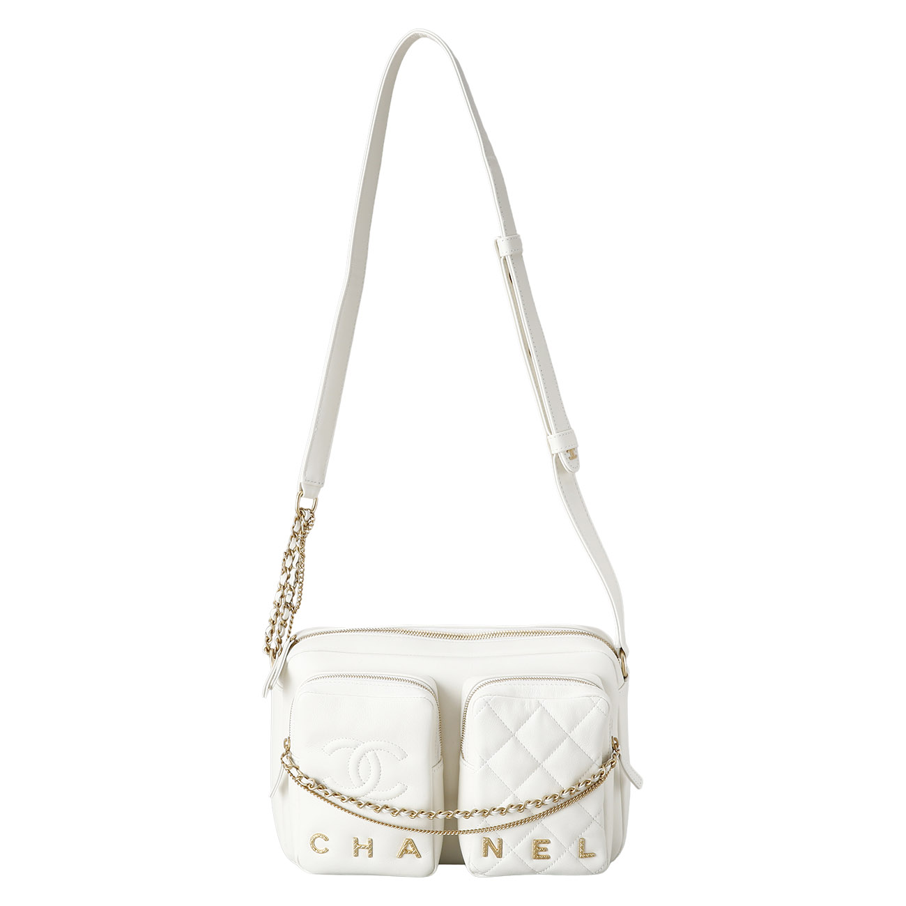 CHANEL(USED)샤넬 시즌 투웨이 메신저 백