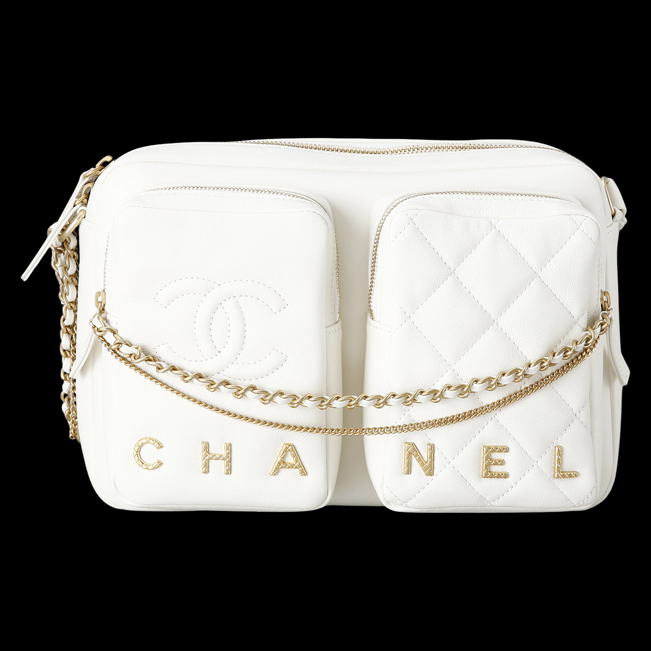 CHANEL(USED)샤넬 시즌 투웨이 메신저 백
