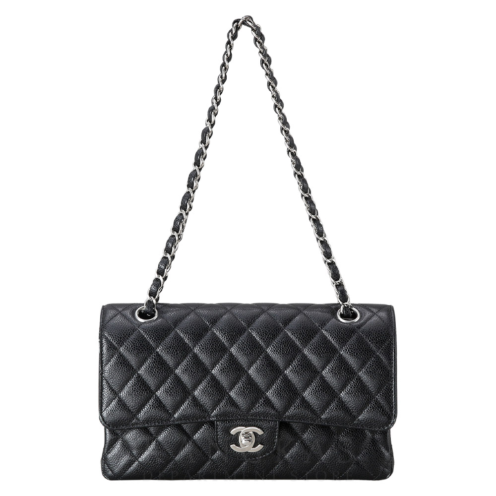 CHANEL(USED)샤넬 클래식 캐비어 미듐